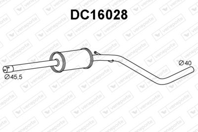  DC16028 VENEPORTE Предглушитель выхлопных газов