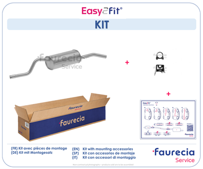  FS56025 Faurecia Глушитель выхлопных газов конечный