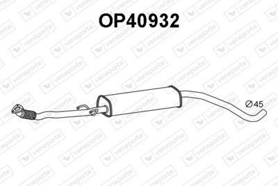  OP40932 VENEPORTE Предглушитель выхлопных газов