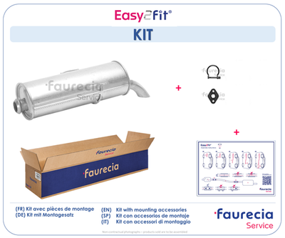  FS45027 Faurecia Глушитель выхлопных газов конечный