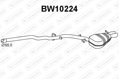  BW10224 VENEPORTE Глушитель выхлопных газов конечный