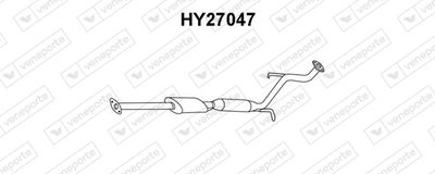  HY27047 VENEPORTE Предглушитель выхлопных газов