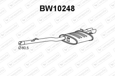  BW10248 VENEPORTE Глушитель выхлопных газов конечный