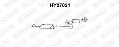  HY27021 VENEPORTE Предглушитель выхлопных газов