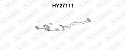  HY27111 VENEPORTE Предглушитель выхлопных газов