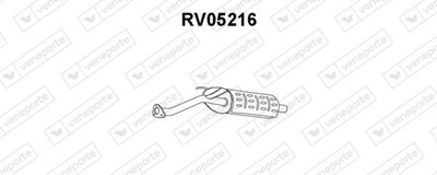  RV05216 VENEPORTE Глушитель выхлопных газов конечный