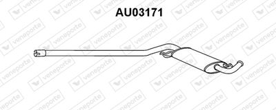  AU03171 VENEPORTE Предглушитель выхлопных газов