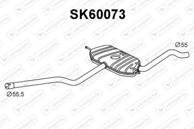  SK60073 VENEPORTE Предглушитель выхлопных газов