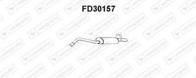  FD30157 VENEPORTE Глушитель выхлопных газов конечный