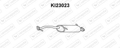  KI23023 VENEPORTE Предглушитель выхлопных газов