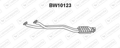  BW10123 VENEPORTE Предглушитель выхлопных газов