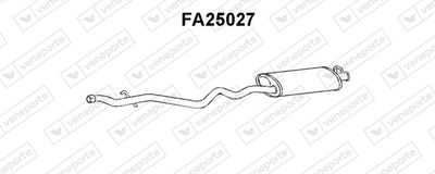  FA25027 VENEPORTE Глушитель выхлопных газов конечный