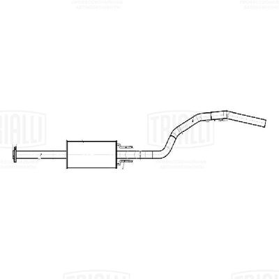  EMM2709 TRIALLI Глушитель выхлопных газов конечный