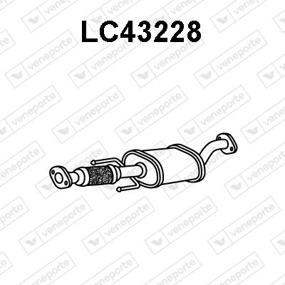  LC43228 VENEPORTE Предглушитель выхлопных газов