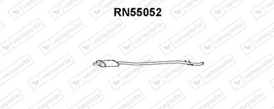  RN55052 VENEPORTE Средний глушитель выхлопных газов