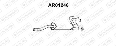  AR01246 VENEPORTE Глушитель выхлопных газов конечный