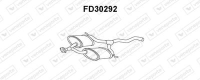  FD30292 VENEPORTE Предглушитель выхлопных газов