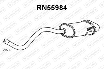  RN55984 VENEPORTE Глушитель выхлопных газов конечный