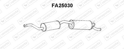  FA25030 VENEPORTE Глушитель выхлопных газов конечный