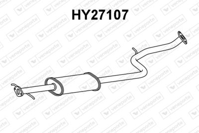  HY27107 VENEPORTE Предглушитель выхлопных газов