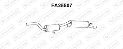  FA25507 VENEPORTE Глушитель выхлопных газов конечный