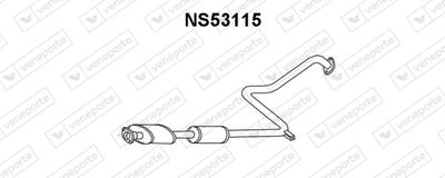  NS53115 VENEPORTE Предглушитель выхлопных газов