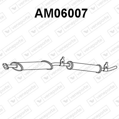  AM06007 VENEPORTE Глушитель выхлопных газов конечный