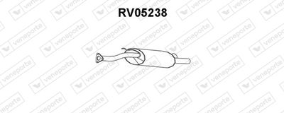  RV05238 VENEPORTE Глушитель выхлопных газов конечный