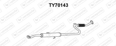  TY70143 VENEPORTE Предглушитель выхлопных газов