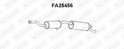  FA25456 VENEPORTE Глушитель выхлопных газов конечный