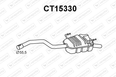  CT15330 VENEPORTE Глушитель выхлопных газов конечный