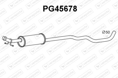  PG45678 VENEPORTE Предглушитель выхлопных газов