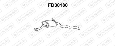  FD30180 VENEPORTE Предглушитель выхлопных газов