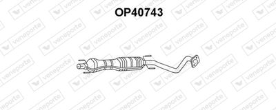  OP40743 VENEPORTE Предглушитель выхлопных газов