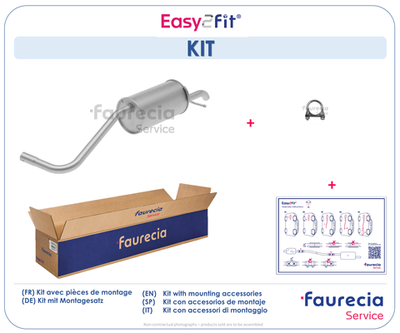  FS63275 Faurecia Глушитель выхлопных газов конечный