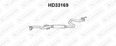  HD33169 VENEPORTE Глушитель выхлопных газов конечный