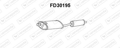  FD30195 VENEPORTE Предглушитель выхлопных газов