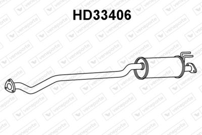  HD33406 VENEPORTE Предглушитель выхлопных газов