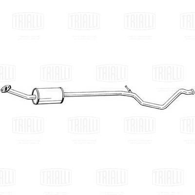  EAM0912 TRIALLI Предглушитель выхлопных газов