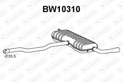  BW10310 VENEPORTE Глушитель выхлопных газов конечный