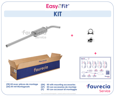  FS55685 Faurecia Средний глушитель выхлопных газов