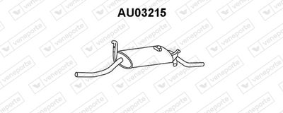  AU03215 VENEPORTE Глушитель выхлопных газов конечный