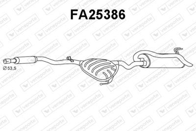  FA25386 VENEPORTE Глушитель выхлопных газов конечный