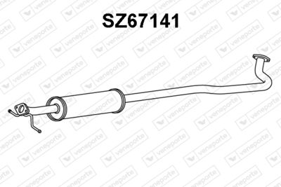  SZ67141 VENEPORTE Предглушитель выхлопных газов