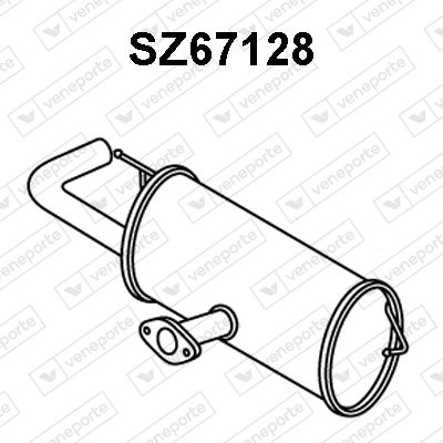  SZ67128 VENEPORTE Глушитель выхлопных газов конечный