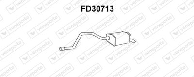  FD30713 VENEPORTE Глушитель выхлопных газов конечный