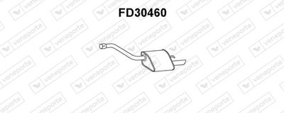  FD30460 VENEPORTE Глушитель выхлопных газов конечный