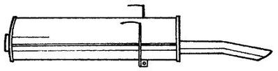  45604 SIGAM Глушитель выхлопных газов конечный