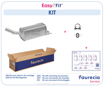  FS40618 Faurecia Глушитель выхлопных газов конечный