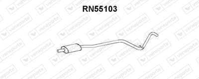  RN55103 VENEPORTE Предглушитель выхлопных газов